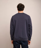 Polerón Hombre Algodón Cuello Redondo Teo Azul Marino