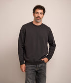 Polerón Hombre Algodón Cuello Redondo Teo Gris