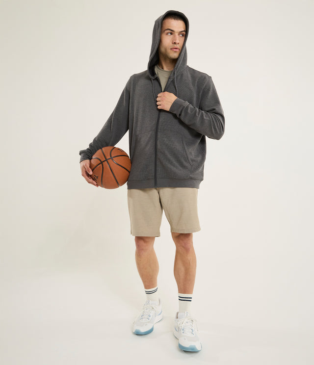 Polerón Hombre Shell Gris Petróleo