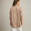 Blusa Mujer 100% Lino Sabah Camel