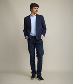 Blazer Hombre Algodón Azul Oscuro