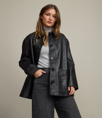 Chaqueta mujer 100% Cuero Juliet Negro