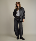 Chaqueta mujer 100% Cuero Juliet Negro