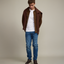 Chaqueta Hombre 100% Cuero Gamuza Jack Camel