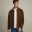 Chaqueta Hombre 100% Cuero Gamuza Jack Camel