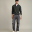 Sweater Hombre 100% Algodón Acra Half Zipper Verde Oscuro