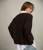 Sweater Mujer 100% Algodón Marta Café Chocolate