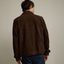 Chaqueta Hombre 100% Cuero Gamuza Café Matias