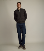 Sweater Hombre Tokio Half Zipper Verde
