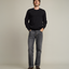 Sweater Hombre Tokio Cuello Redondo Negro