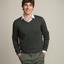 Sweater Hombre Algodón Merino Daloa Verde Oscuro