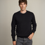 Sweater Hombre Tokio Cuello Redondo Negro