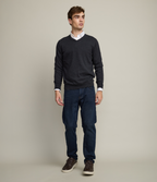 Sweater Hombre Algodón Merino Daloa Gris Marengo