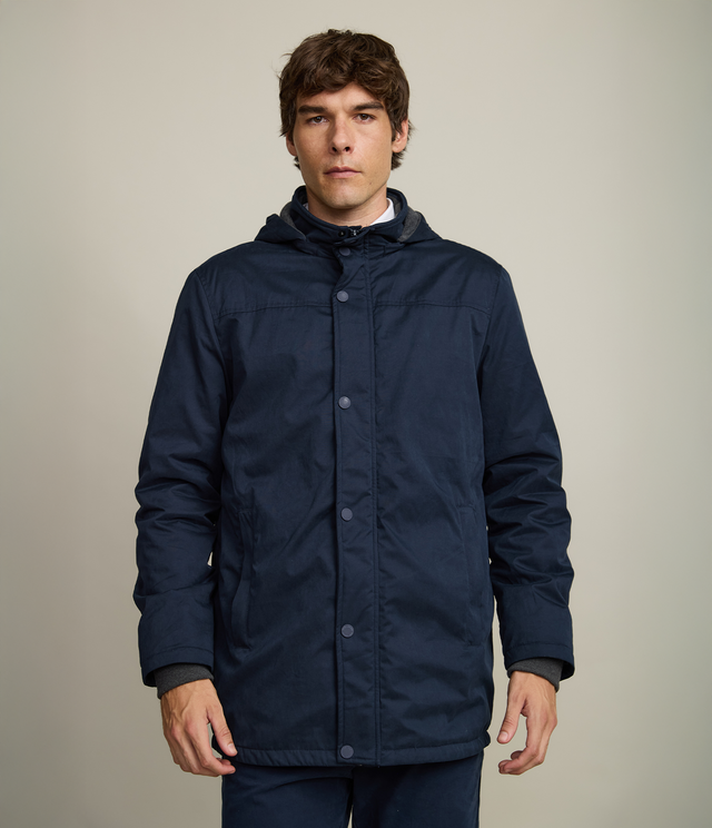 Chaqueta Hombre Impermeable Azul