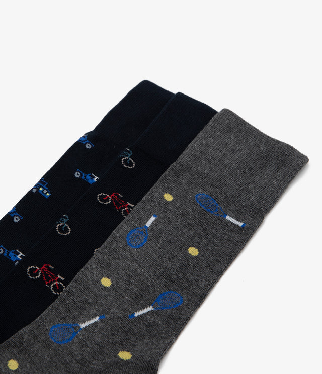 Tripack  Calcetines Hombre Sport Red