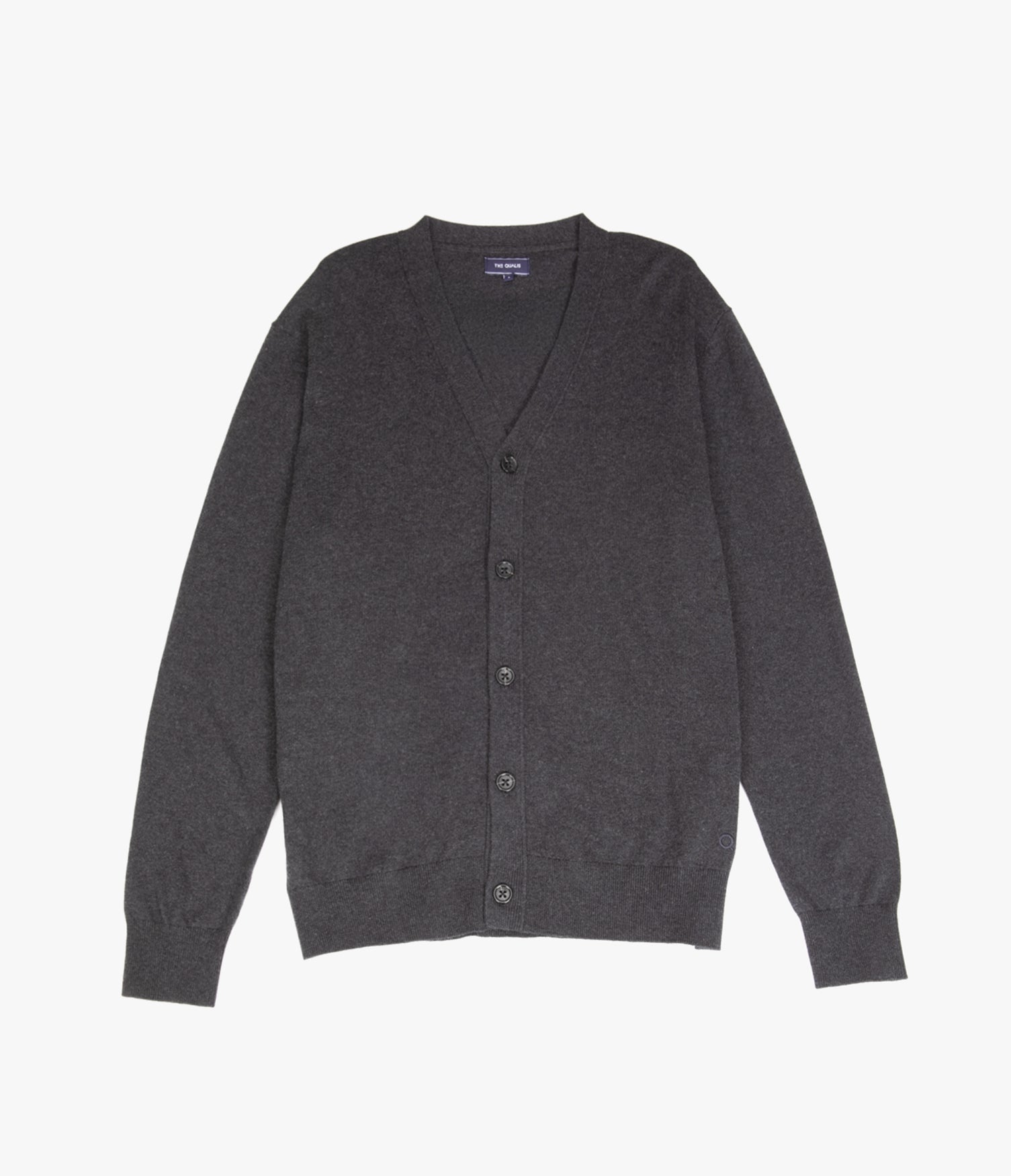 Cardigan Hombre Algodón Merino Balmai Gris Marengo