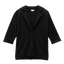 Blazer Mujer 100% Algodón Francia Negro