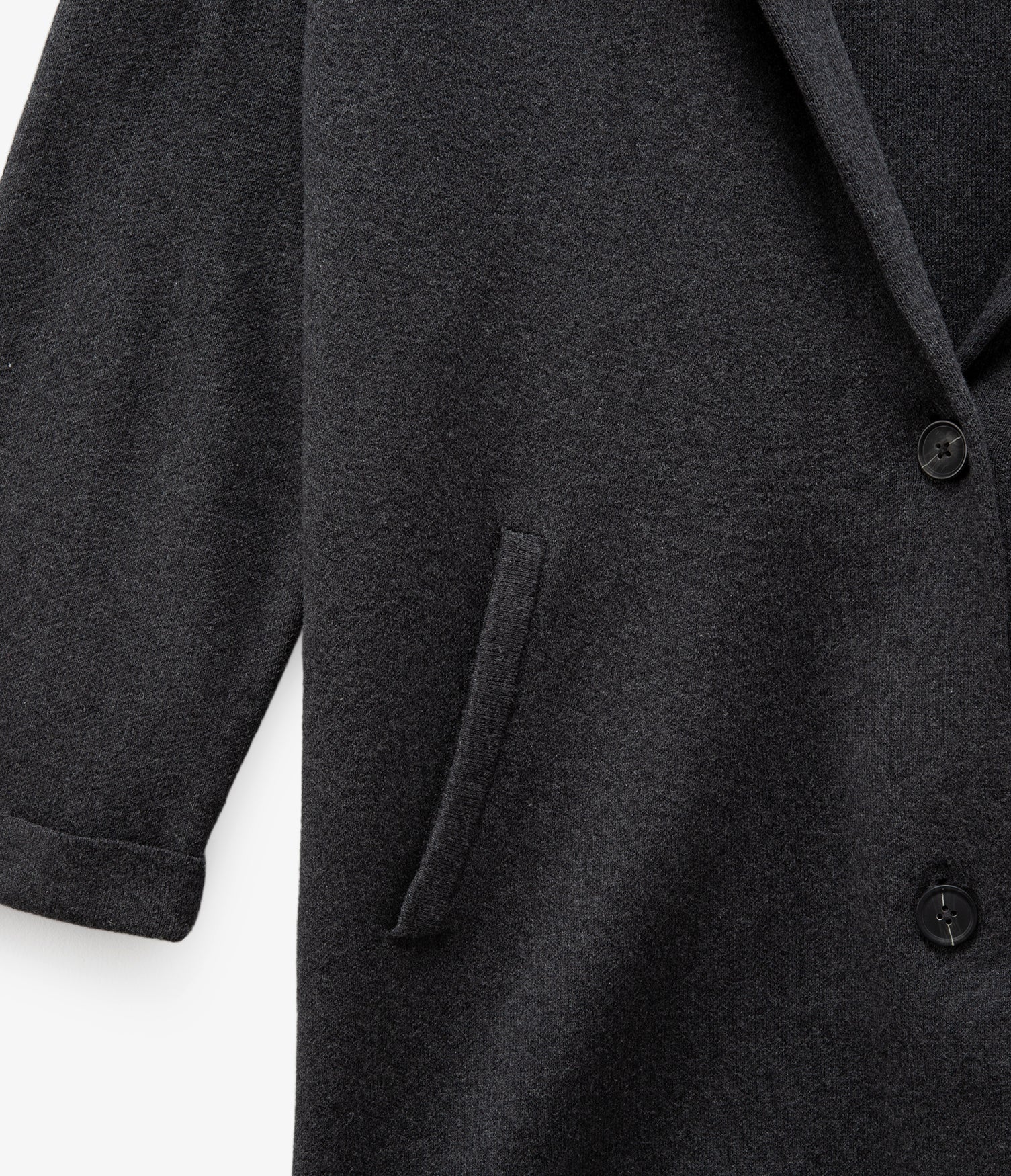 Blazer Mujer 100% Algodón Francia Gris Grafito