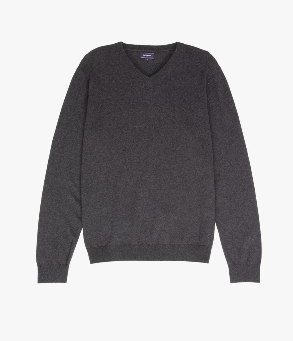 Sweater Hombre Algodón Merino Daloa Gris Marengo