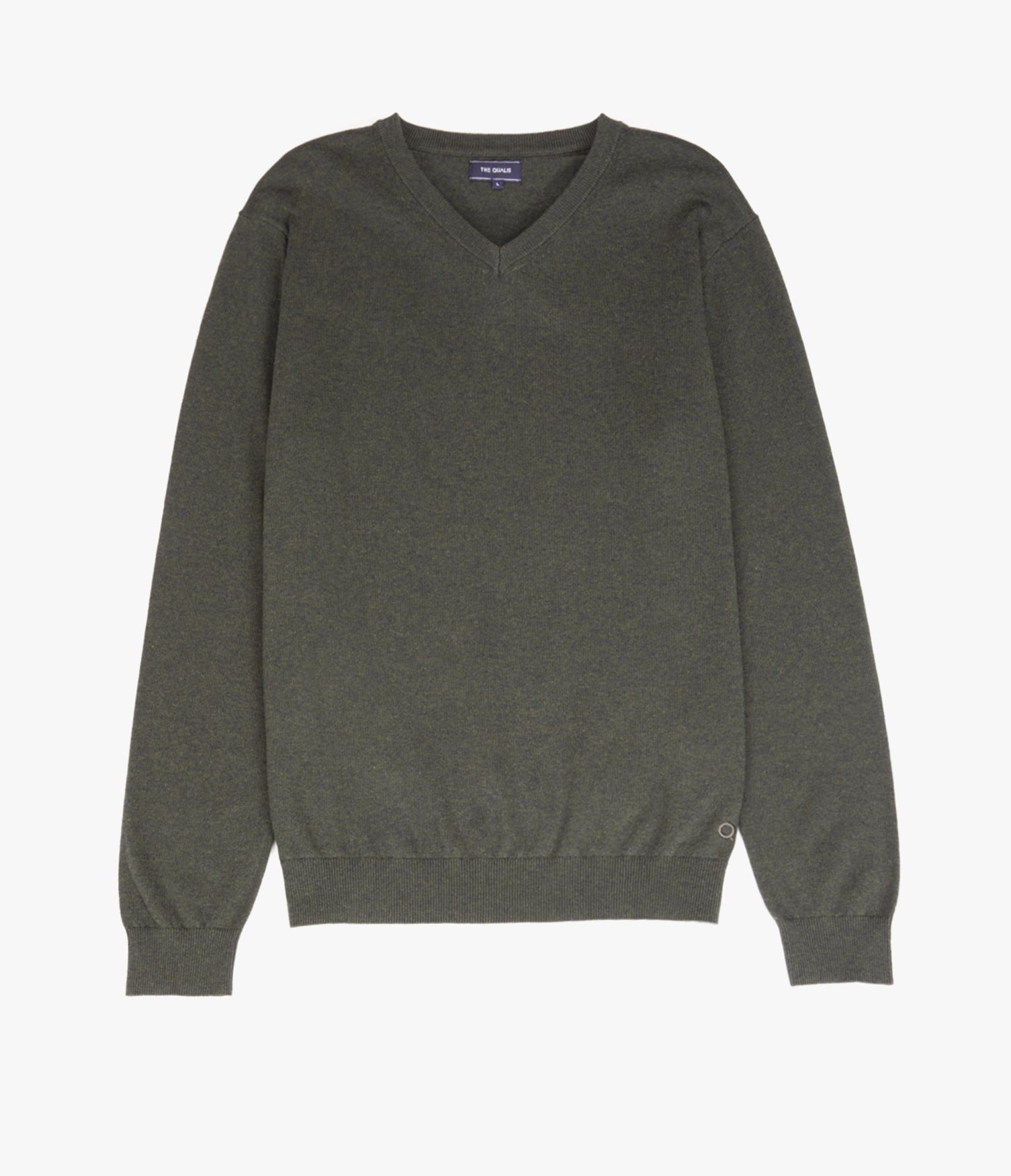 Sweater Hombre Algodón Merino Daloa Verde Oscuro