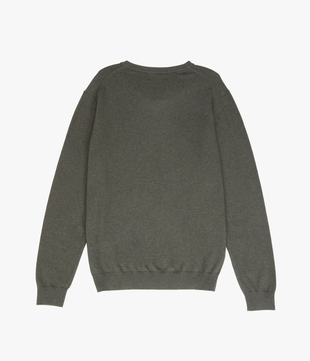 Sweater Hombre Algodón Merino Daloa Verde Oscuro