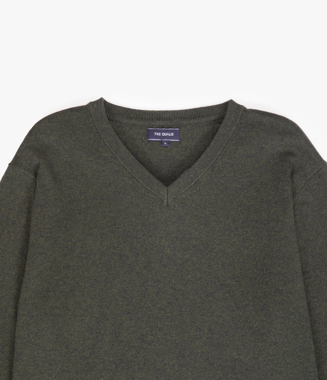 Sweater Hombre Algodón Merino Daloa Verde Oscuro