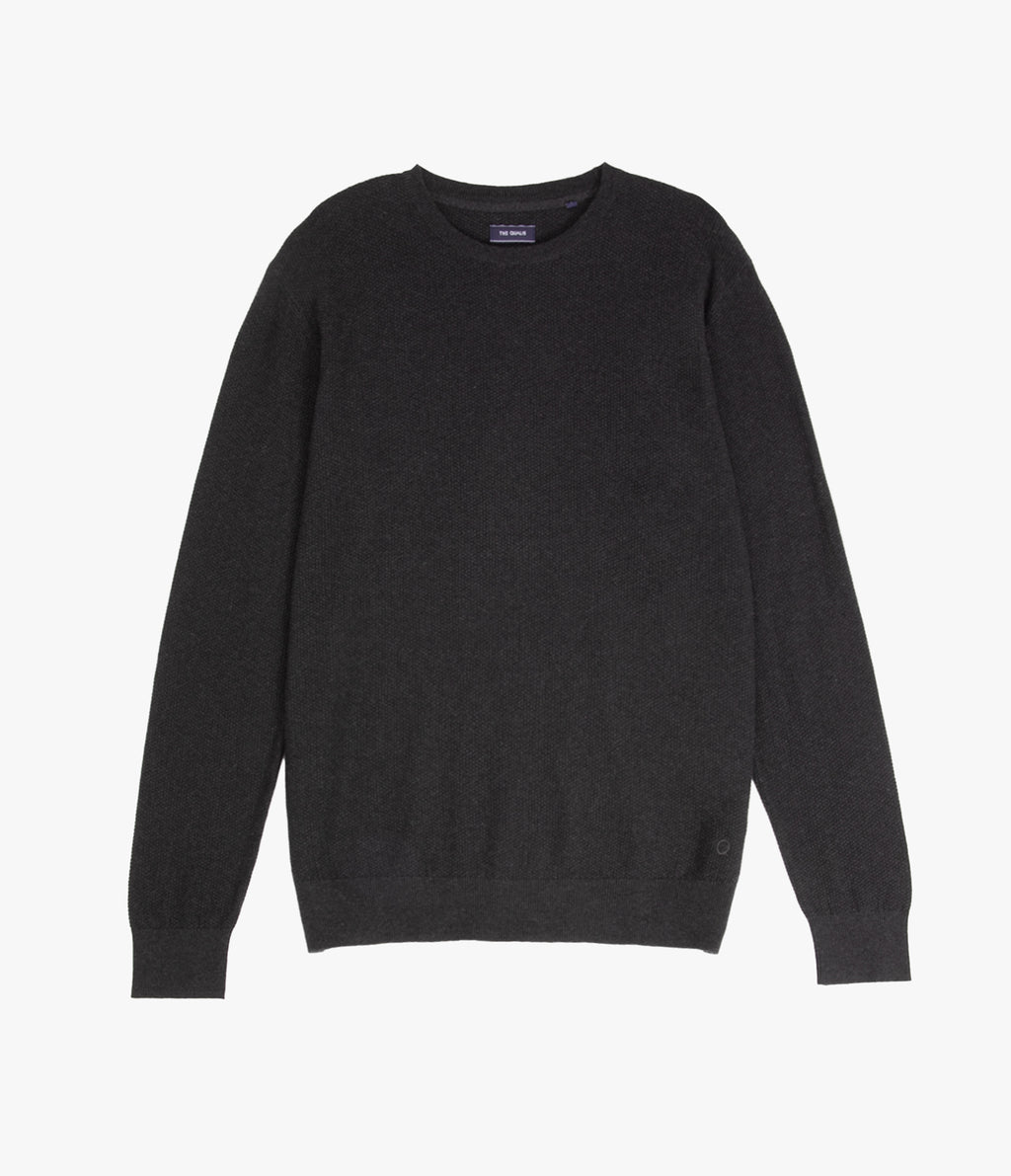 Sweater Hombre 100% Algodón Acra Gris Marengo