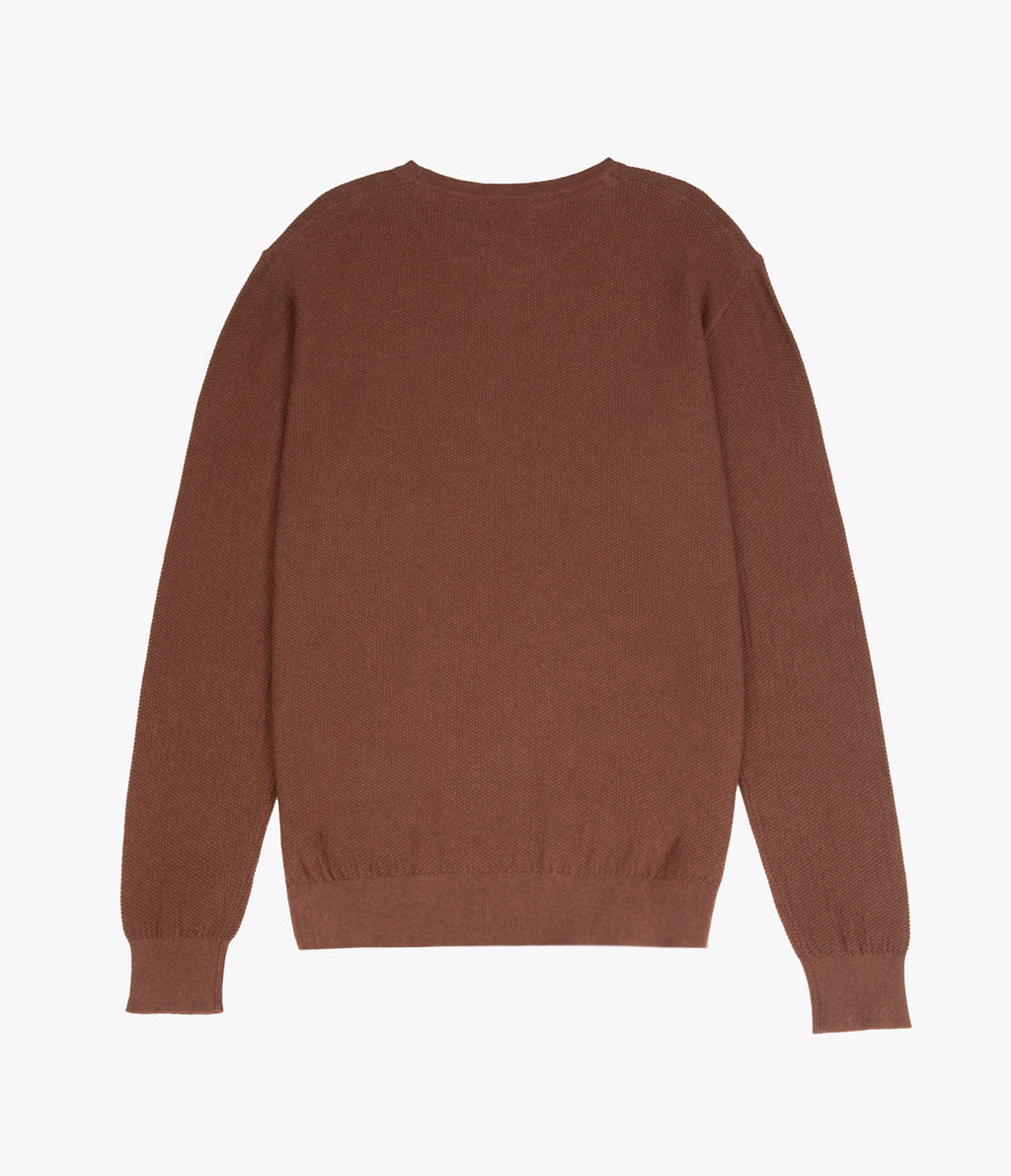 Sweater Hombre 100% Algodón Acra Terracota