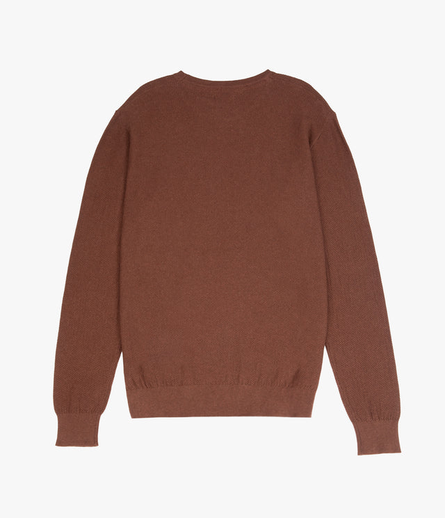 Sweater Hombre 100% Algodón Acra Terracota
