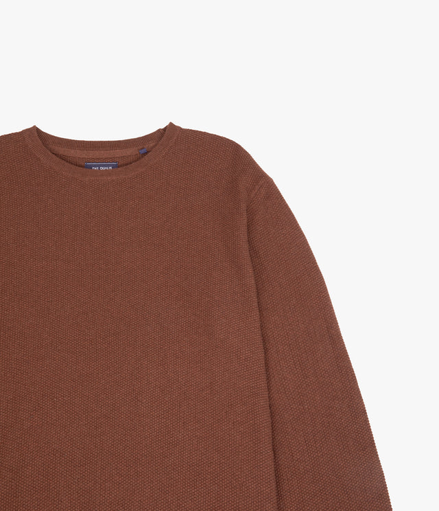 Sweater Hombre 100% Algodón Acra Terracota