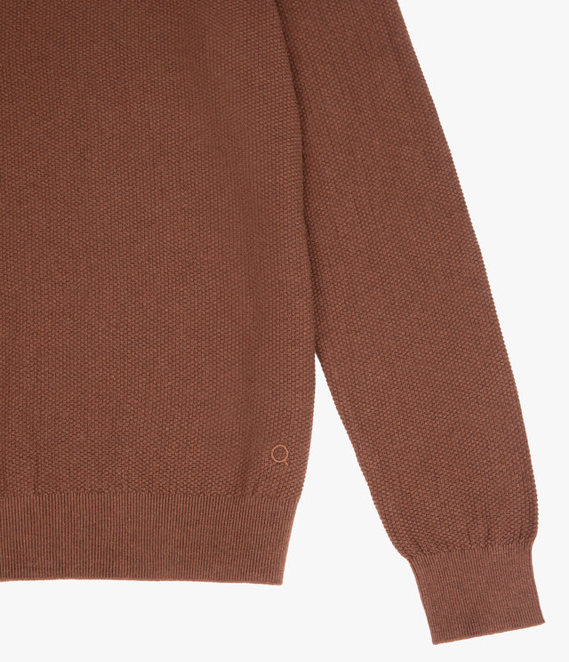 Sweater Hombre 100% Algodón Acra Terracota