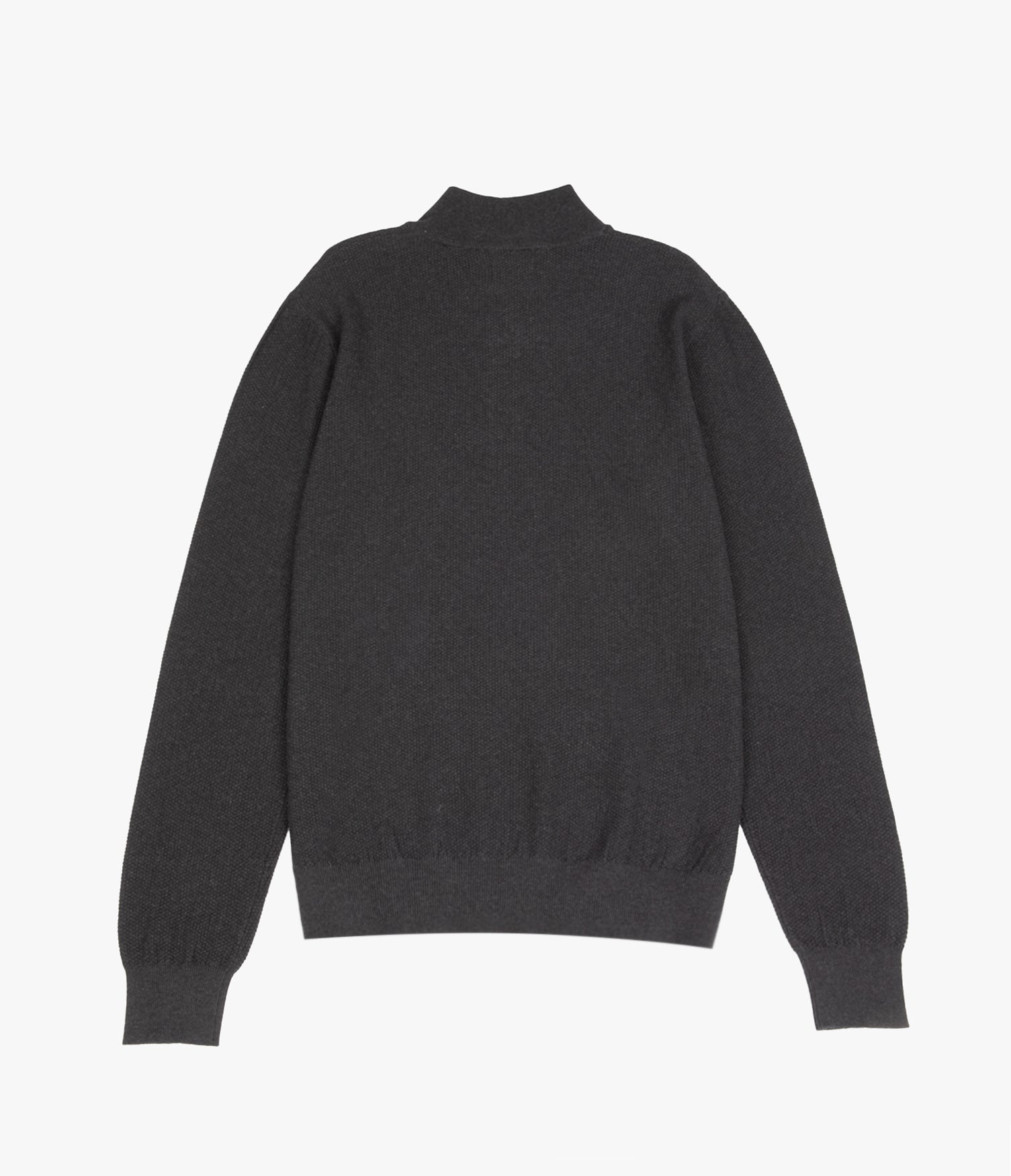 Sweater Hombre 100% Algodón Acra Half Zipper Gris Marengo
