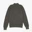 Sweater Hombre 100% Algodón Acra Half Zipper Verde Oscuro