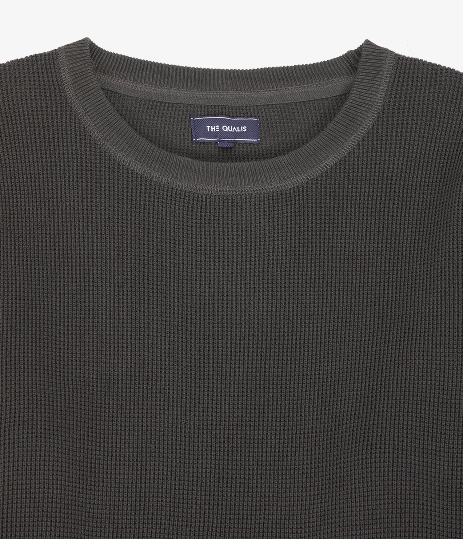 Sweater Hombre 100% algodón Waffle Verde
