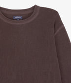 Sweater Hombre 100% algodón Waffle Morado