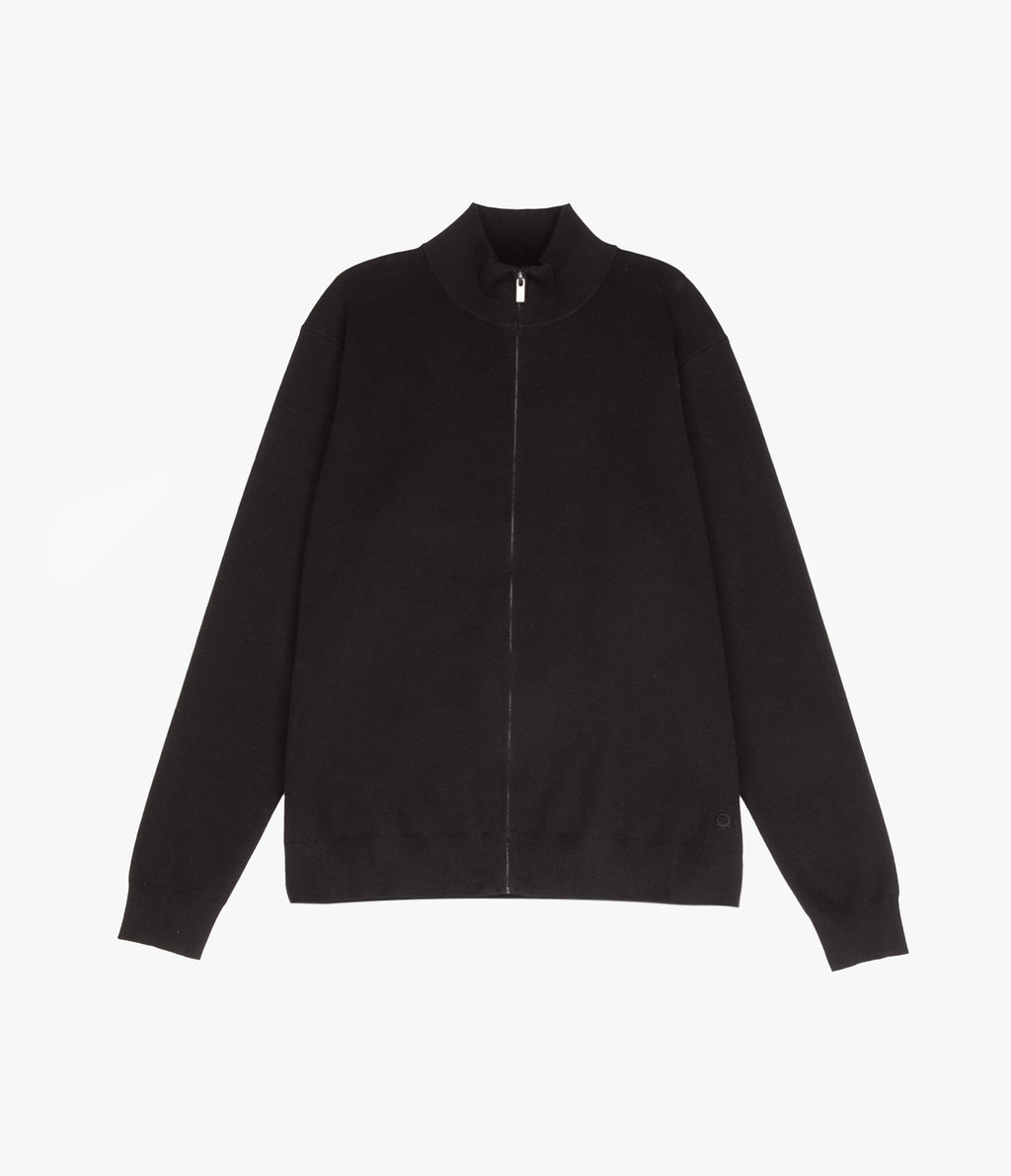Sweater Hombre Tokio Full Zipper Negro