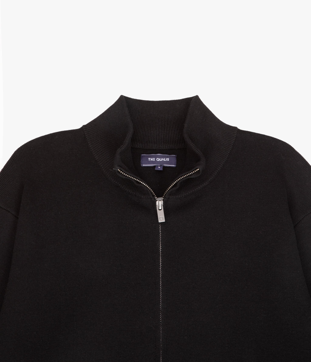 Sweater Hombre Tokio Full Zipper Negro