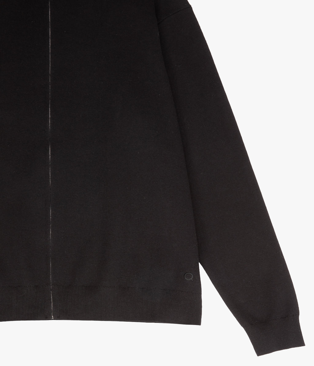 Sweater Hombre Tokio Full Zipper Negro