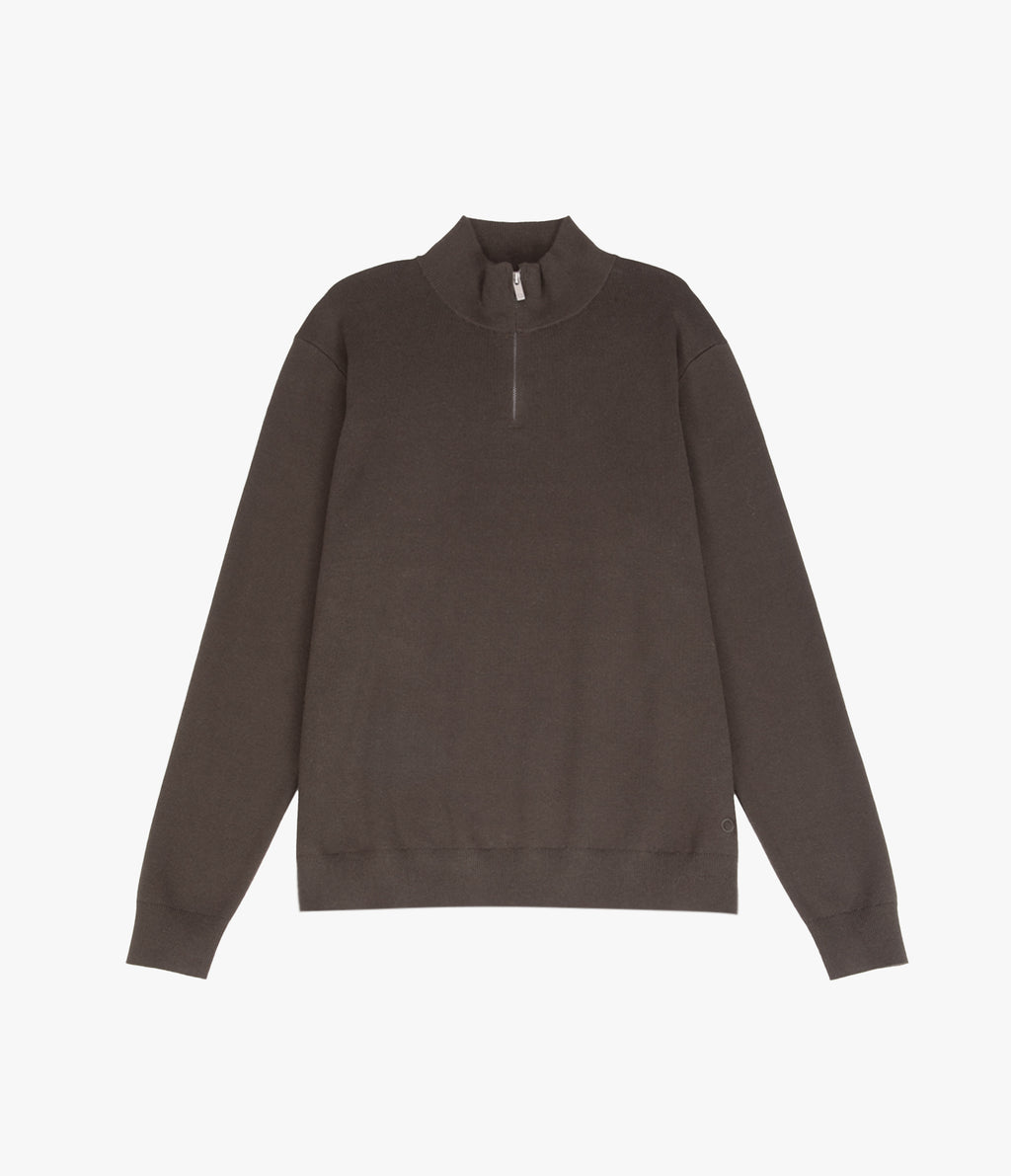 Sweater Hombre Tokio Half Zipper Verde