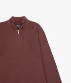 Sweater Hombre Tokio Half Zipper Burdeo