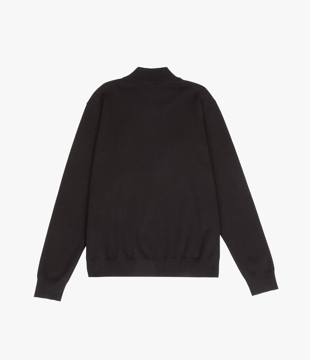 Sweater Hombre Tokio Half Zipper Negro