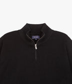 Sweater Hombre Tokio Half Zipper Negro