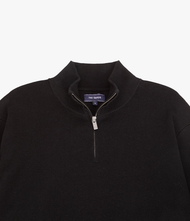 Sweater Hombre Tokio Half Zipper Negro