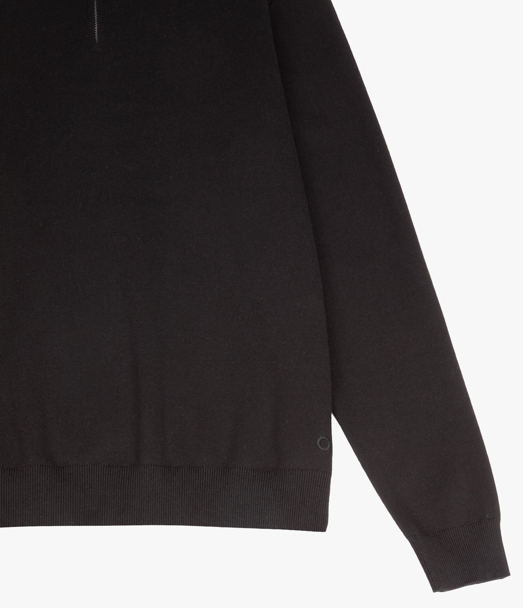 Sweater Hombre Tokio Half Zipper Negro