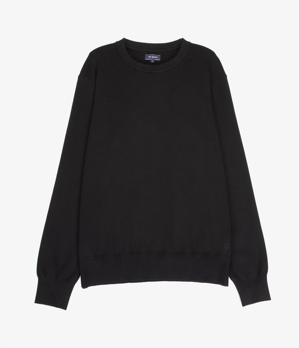 Sweater Hombre Tokio Cuello Redondo Negro