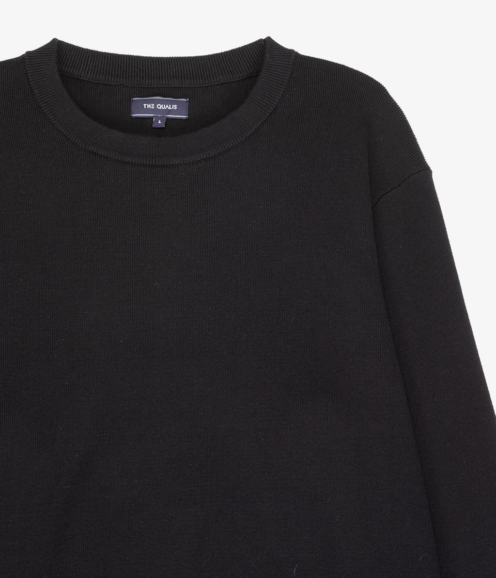 Sweater Hombre Tokio Cuello Redondo Negro
