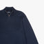 Sweater Hombre Algodón con Lana Merino Medio Cierre Azul Marino
