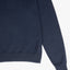 Sweater Hombre Algodón con Lana Merino Medio Cierre Azul Marino