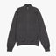 Sweater Hombre Algodón con Lana Merino Cierre Gris Marengo