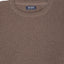 Sweater Hombre Algodón con Lana Merino Cuello Redondo Café